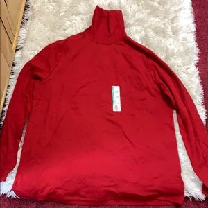 Brand new red turtle neck women’s